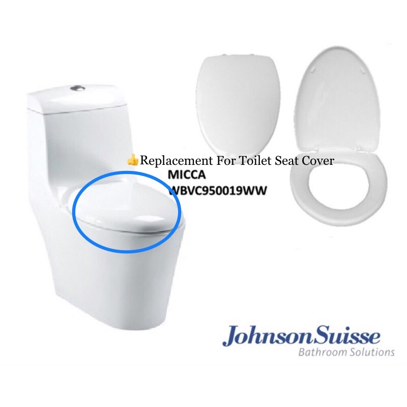 Original Johnson Suisse Heavy Duty Soft Close Toilet Seat & Cover