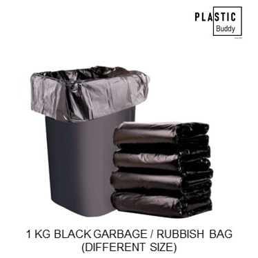 black bag rubbish