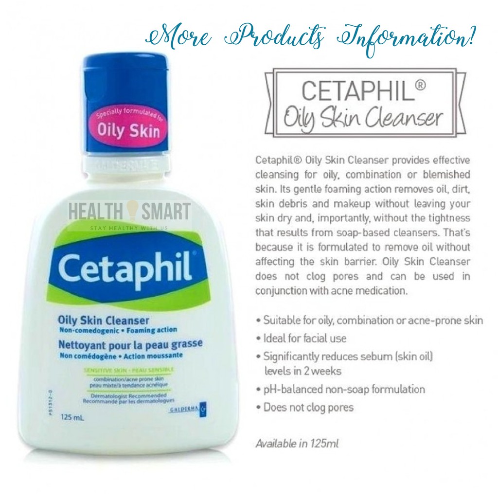 Expiry Date 2020 Cetaphil Oily Skin Cleanser 125ml Shopee Malaysia