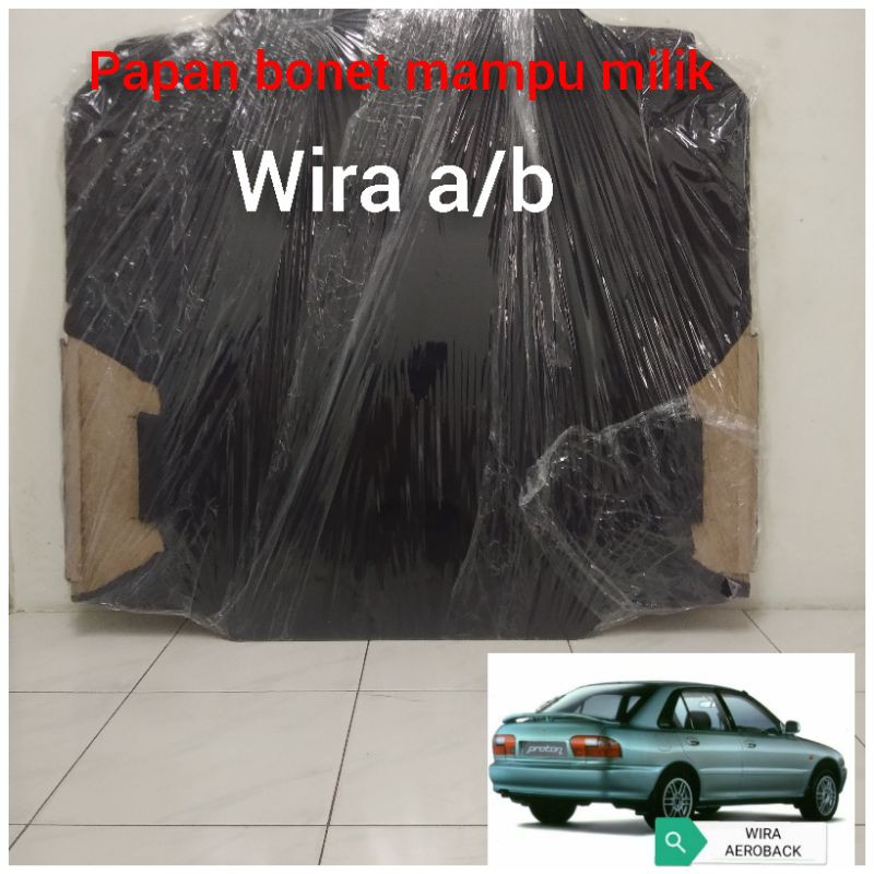 bonet kereta wira