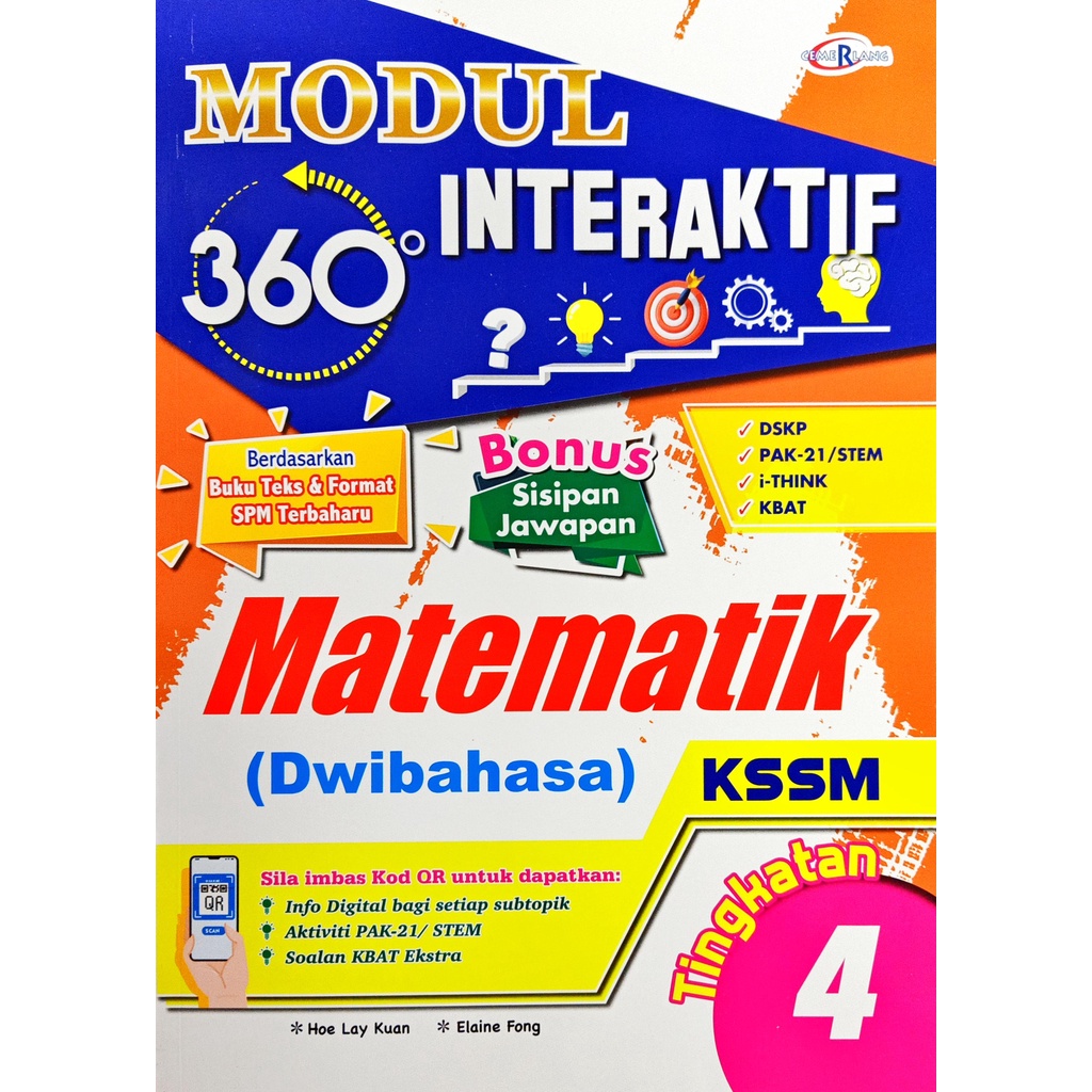 Buku Latihan Modul 360 Interaktif Matematik Kssm Edisi 2022 Tingkatan 1 2 3 4 5 Shopee Malaysia