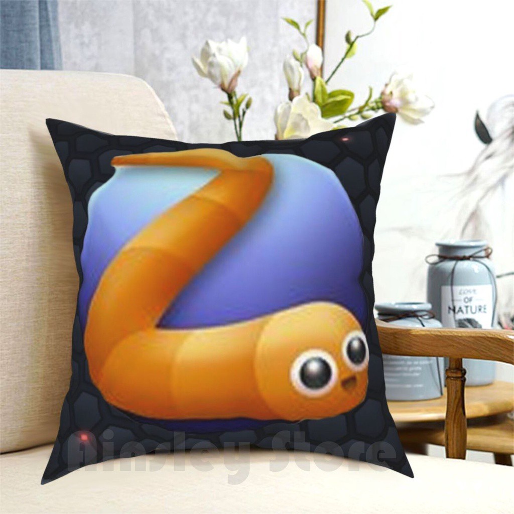 Slither.Io Pillow Case Printed Home Soft DIY Pillow cover Snakeio Snake Io  Game Snakio Game Slither Io Slitherio Game Like | Shopee Malaysia