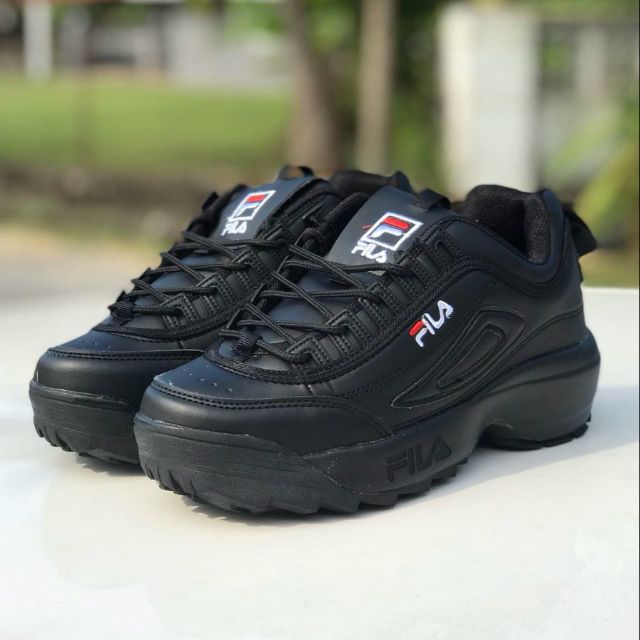 fila disruptor men's black