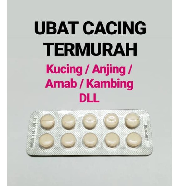 UBAT CACING TABLET KUCING / ANJING