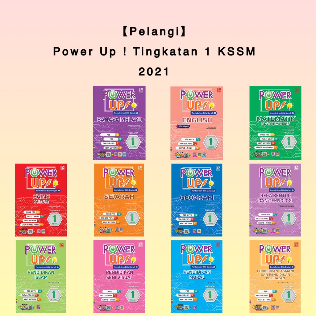 Pelangi Buku Latihan Power Up Tingkatan 1 Kssm 2021 Shopee Malaysia