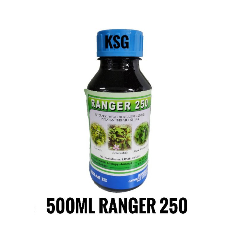 Ranger 500ml Herbicide Racun Rumput Untuk Pokok Anak Kayu Racun Bunuh Pokok Kill Tree Chemical Sama Kenlon Tri Ester