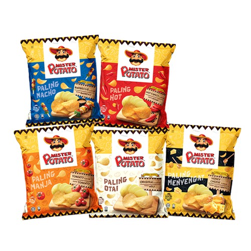 Mister Potato Chips 75g Assorted Shopee Malaysia