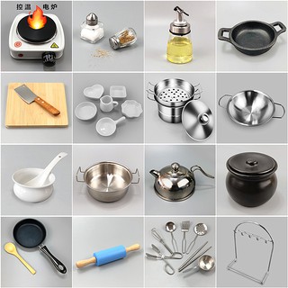 miniature kitchen set real cooking