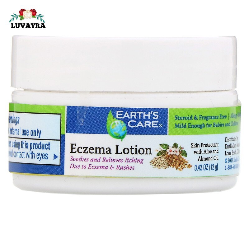 Earth's Care Eczema Lotion, With Aloe & Almond Oil, 0.42 oz (12 g