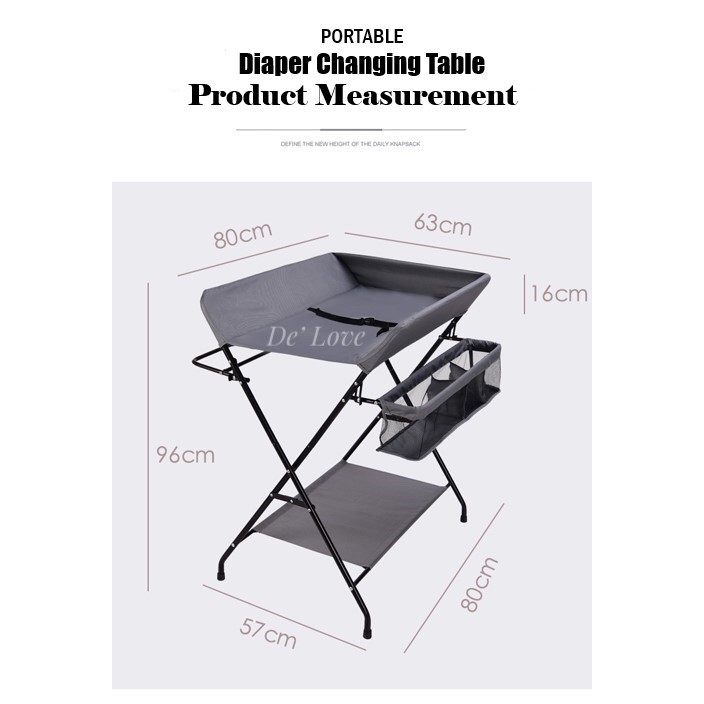 standing changing table