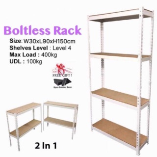  4  Tier Metal Shelf Rak  Besi 4  Tingkat  Shopee Malaysia