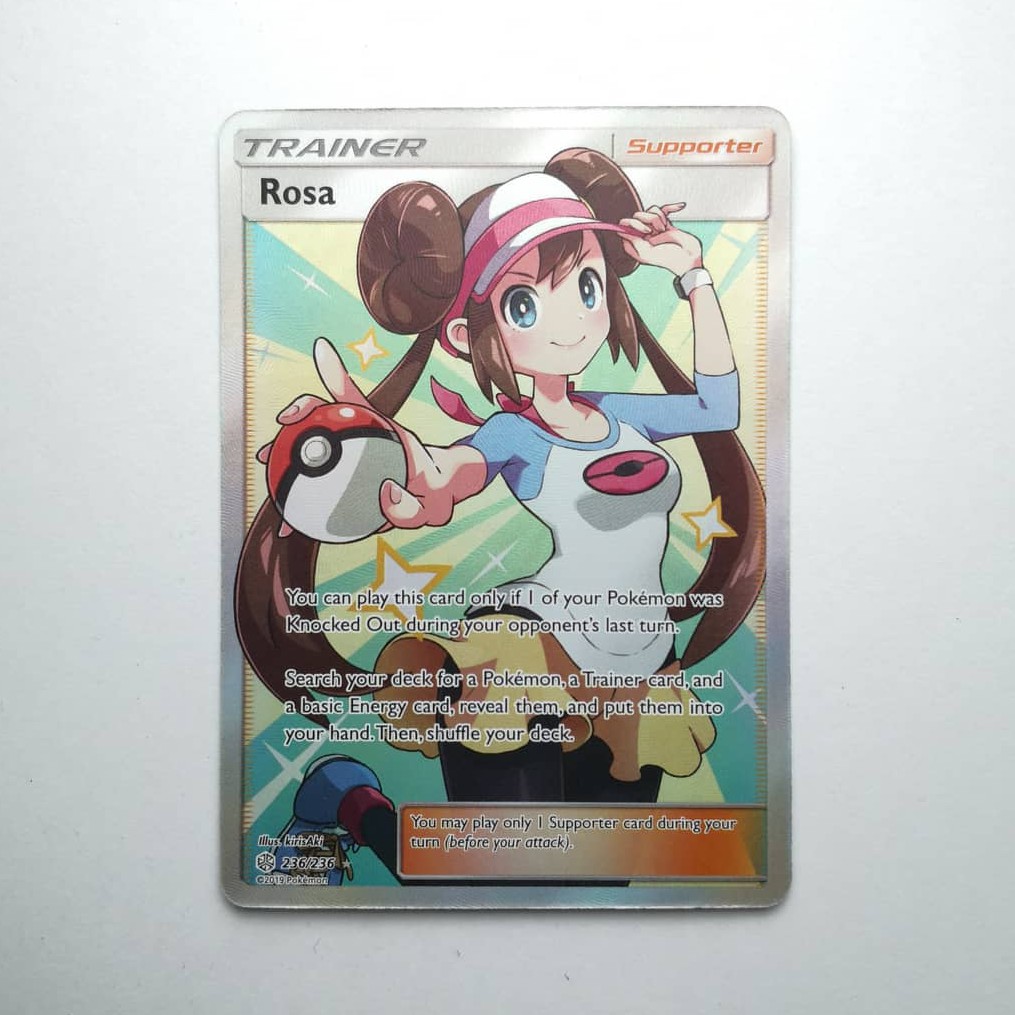 Pokemon Tcg Rosa - 236/236 - Full Art Ultra Rare | Shopee Malaysia