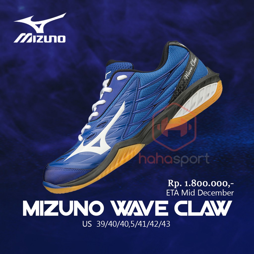 mizuno wave claw badminton shoes