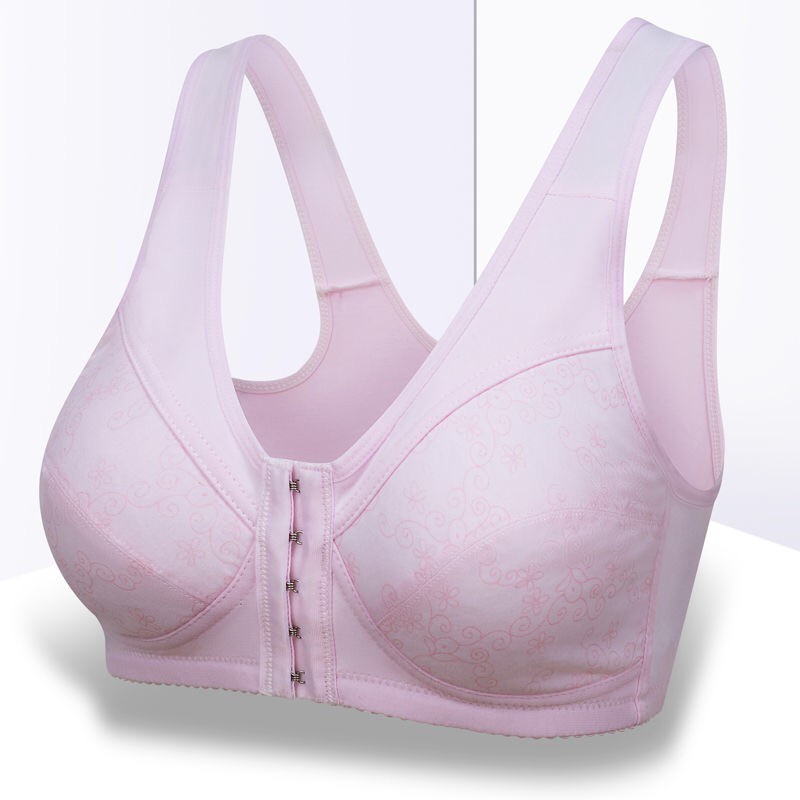 Plus Size Bra Large Full Cup Breast Brassiere Push Up Big Lingerie Front Closure Wire Free A B C D 36 38 40 42 44 Shopee Malaysia