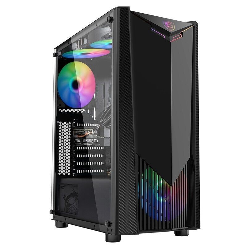 MSI PAG Gungnir 101L RGB Mid Tower ATX Gaming CPU Casing Desktop Casing ...