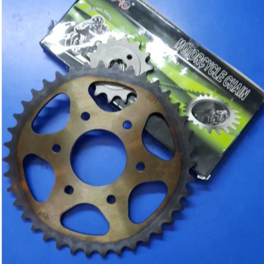 Modenas Pulsar NS200 / RS200 Chain 520H +Sprocket Gear Set (14T39T