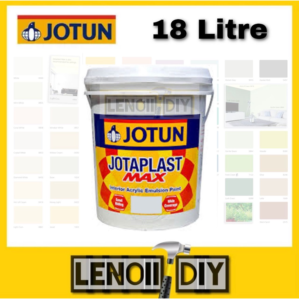 18 Liter JOTUN JOTAPLAST MAX Part 1 Interior Acrylic Emulsion Paint