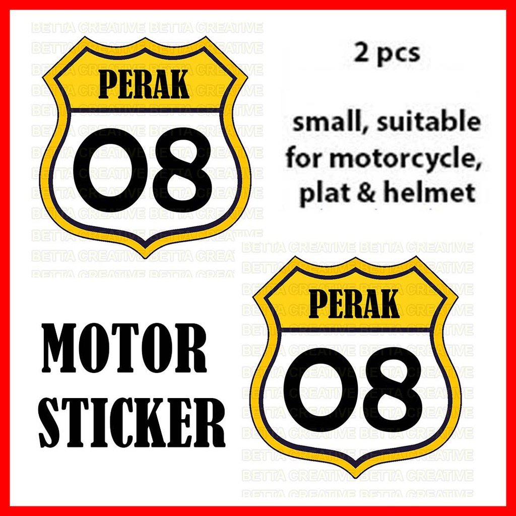 Car Sticker/Bumper Sticker/Motor Sticker Perak Route 66 Shopee Malaysia