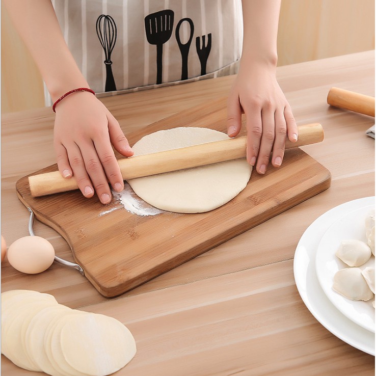 Wooden Cake Decoration Rolling Pin Dough Roller Pastry Tool Baking Supplies 
