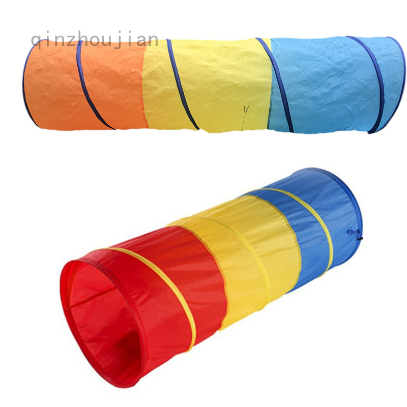 Hide N Side Kids 6ft Crawl Through Play Tunnel Toy Pop up Tunnel for Kids Toddlers Babies Infants & Children Gift Indoor & Outdoor Tube 
