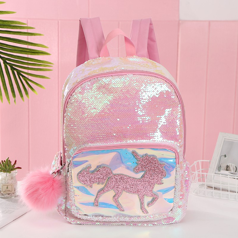 sparkly unicorn backpack