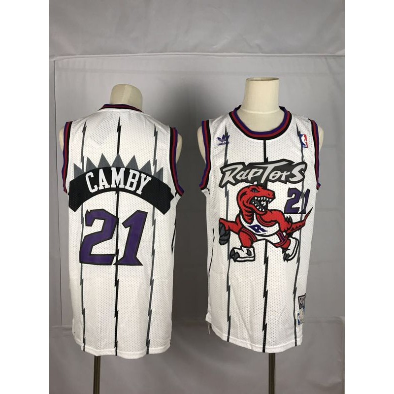 toronto raptors white retro jersey