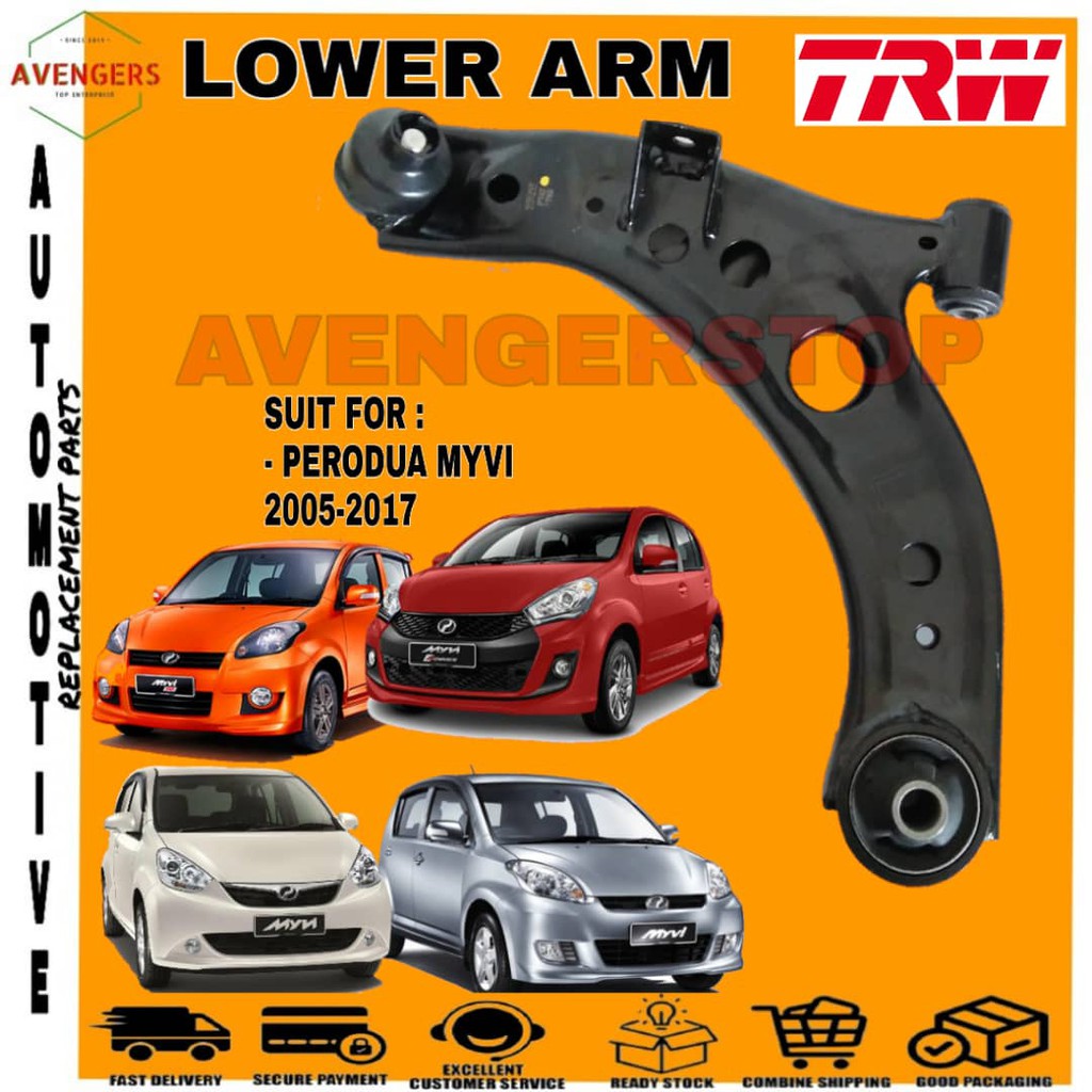 PERODUA MYVI ALL MODEL LOWER ARM FRONT 100% ORIGINAL TRW  Shopee Malaysia