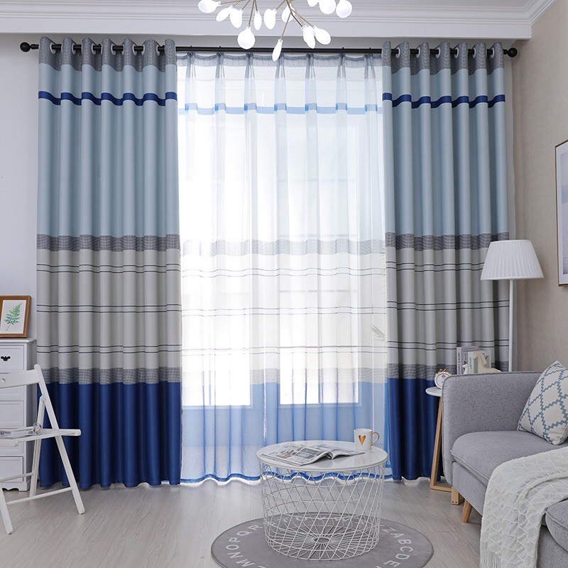 sliding door curtain