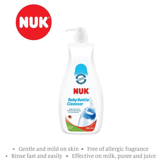 nuk baby bottle cleanser 950ml