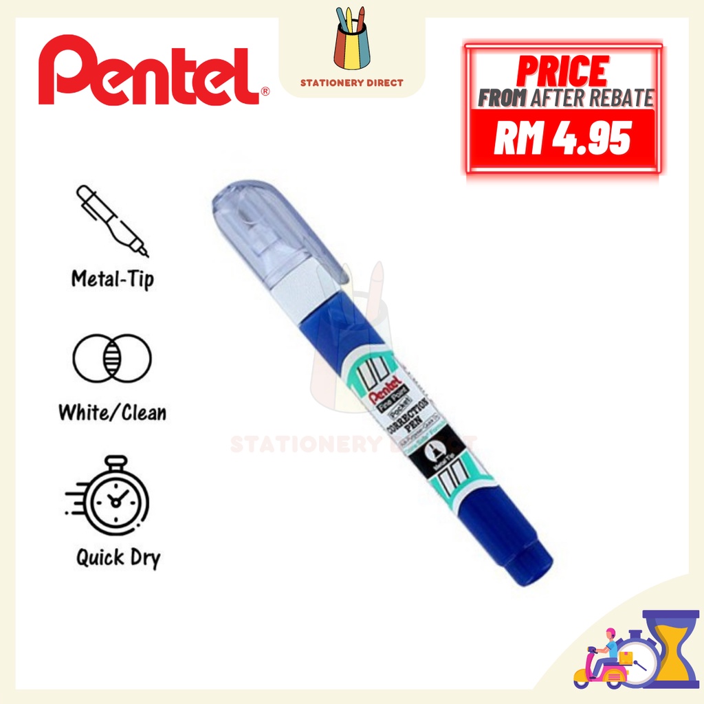 Pentel Liquid Paper/ Pentel Correction Pen 7ml Shopee Malaysia