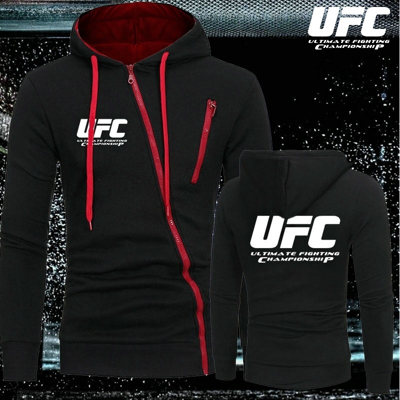 white ufc hoodie