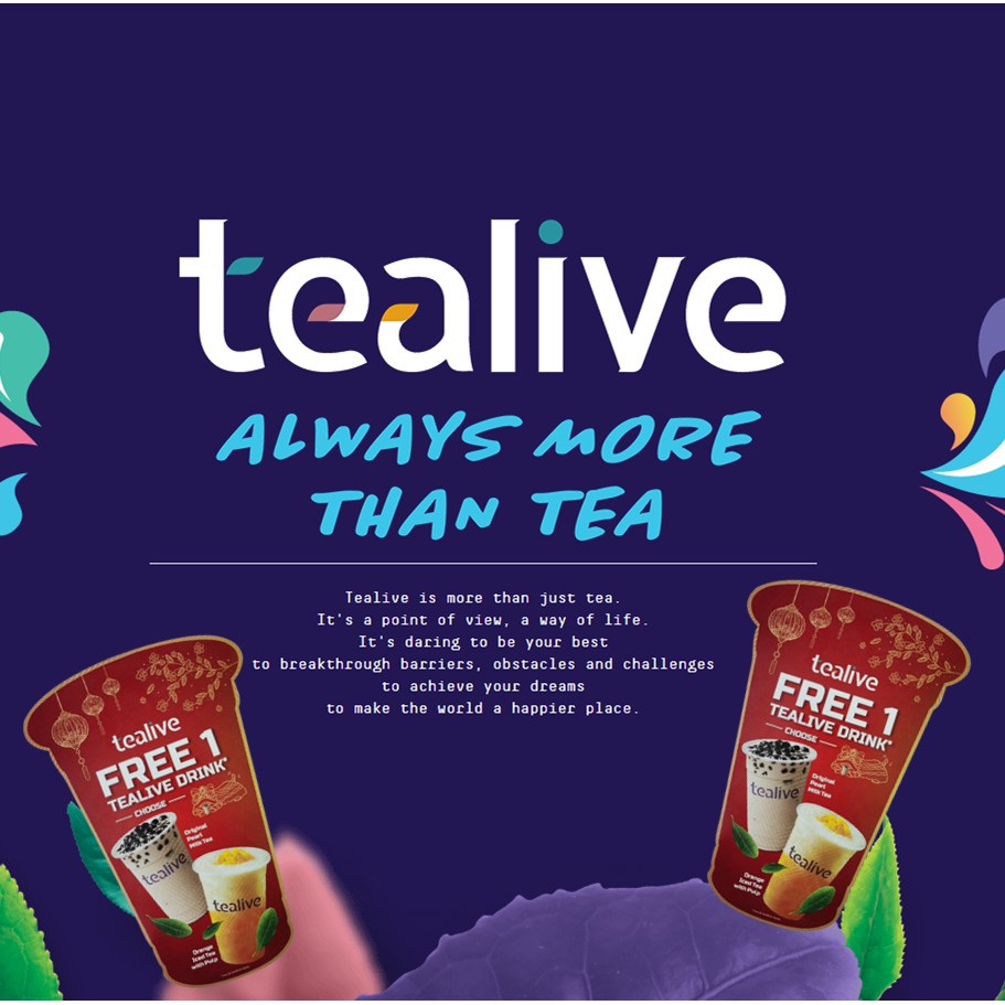 Tealive FREE 1 Drink Voucher | Shopee Malaysia