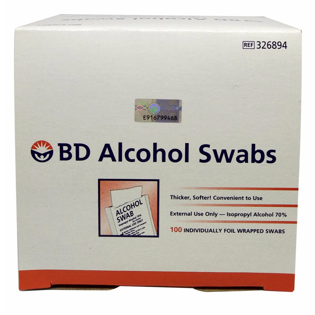 bd alcohol pads