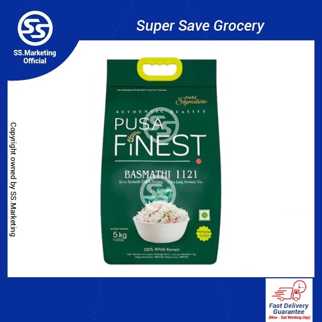 Jati Signature Pusa Finest (5kg) 1121 Basmathi Rice Extra Long Aromat