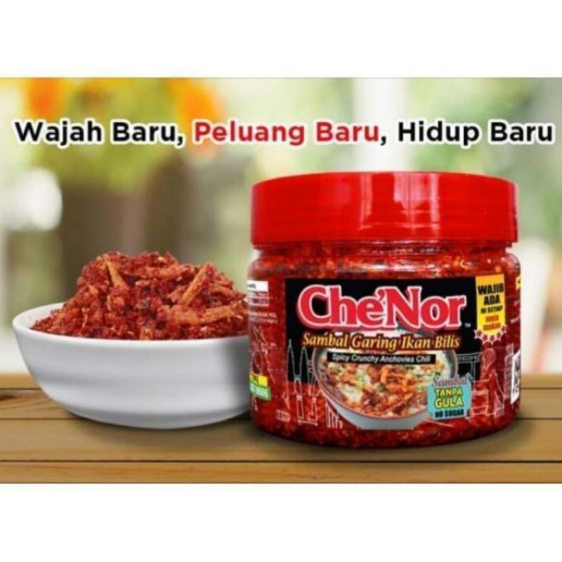 [NEW PACKAGING] ☑️Sambal Garing Che Nor 150g che' nor