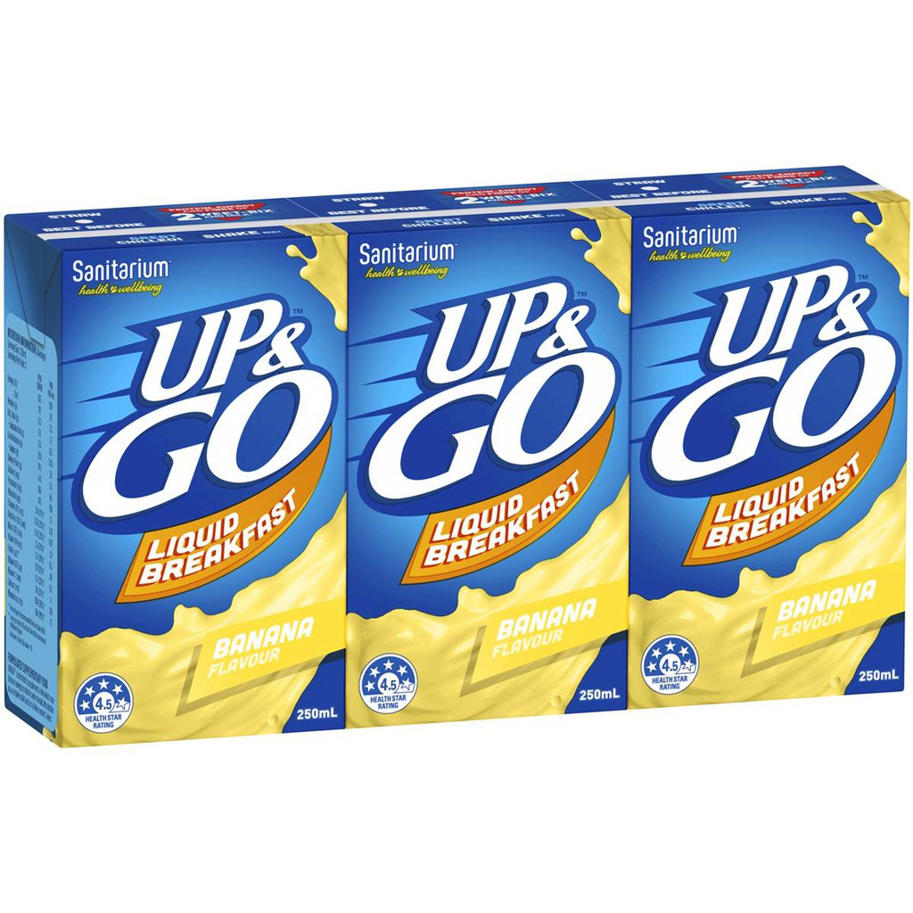 UP&GO Liquid Breakfast Banana Flavour 3 x 250ml Shopee Malaysia