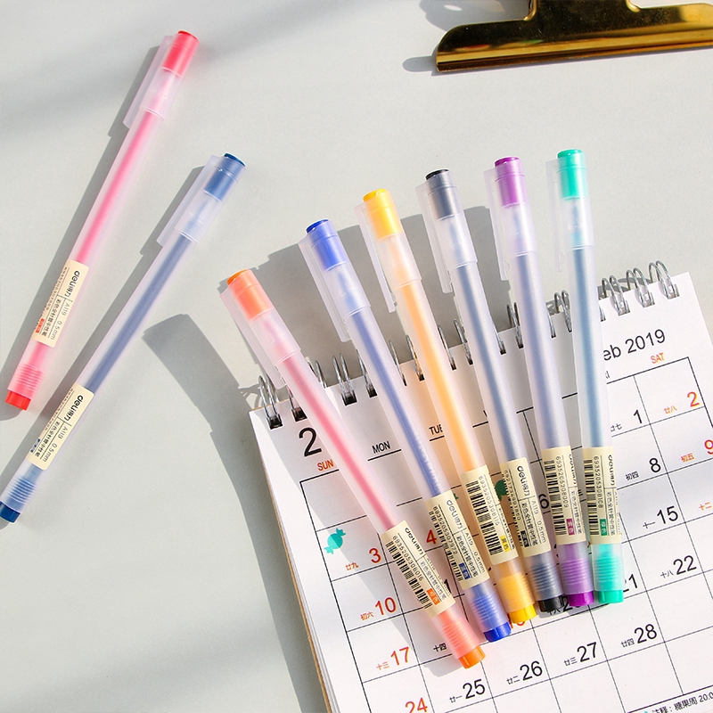 Colored Gel Pen Stationery Shopee Malaysia