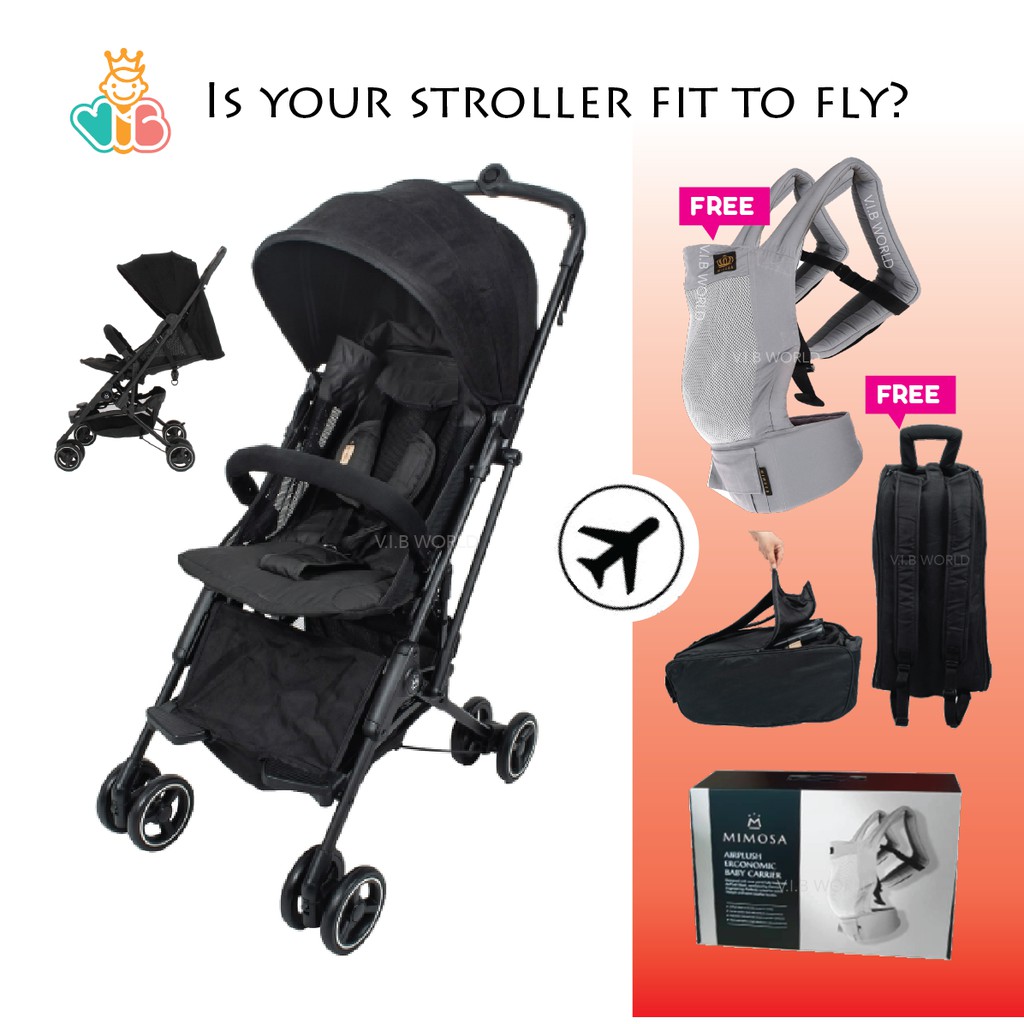 cabin approved stroller