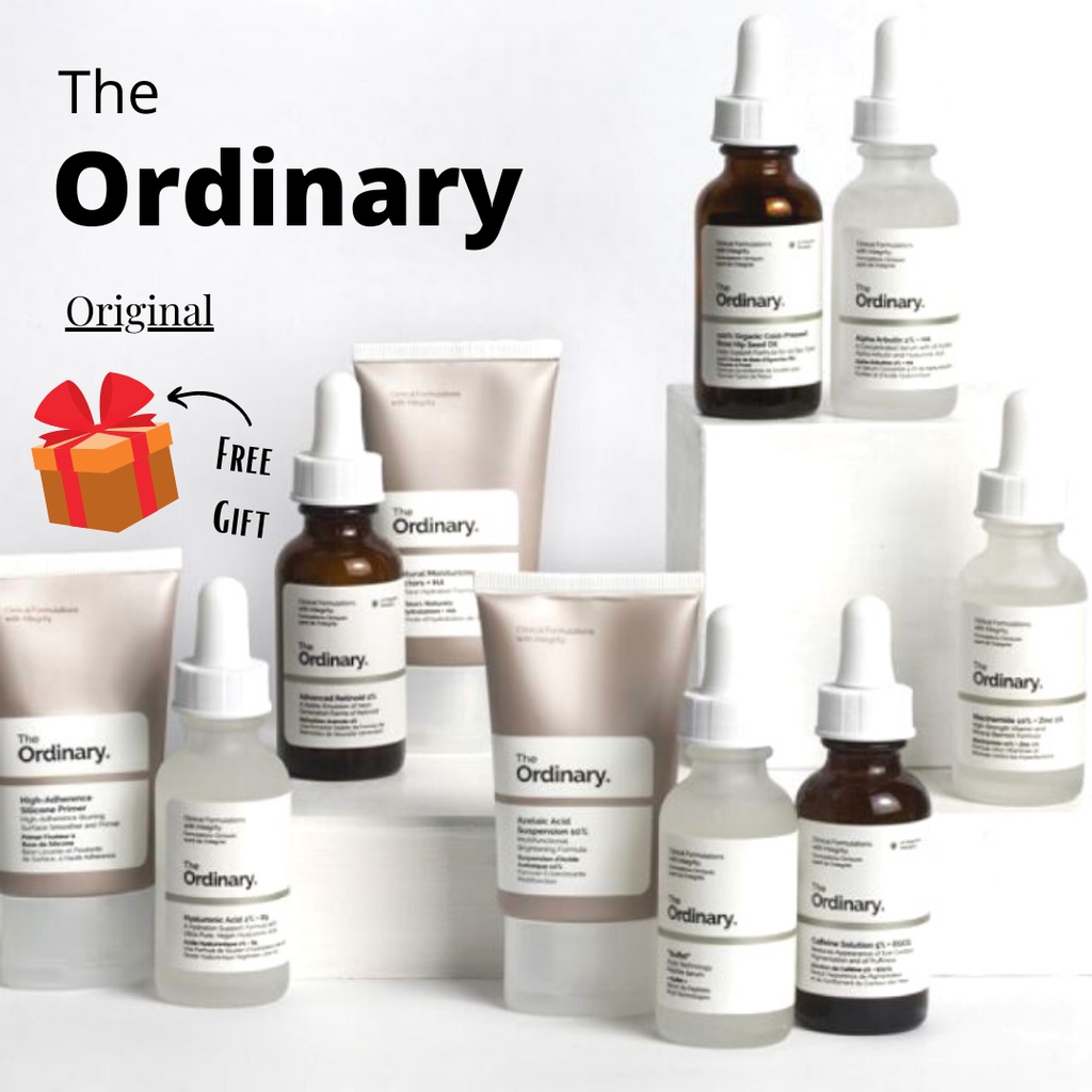 [Free Gift] The Ordinary Face Serum Muka Essence Niacinamide/AHABHA