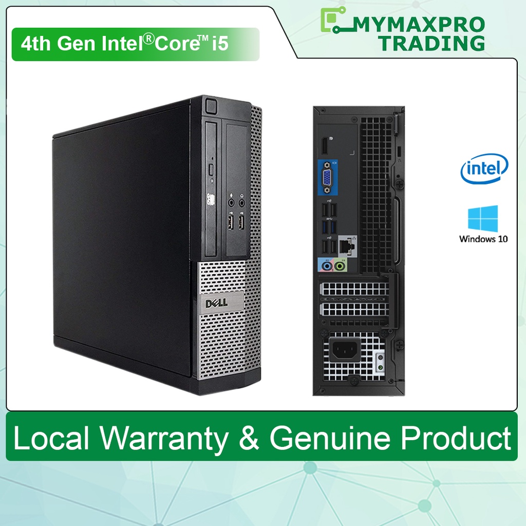 Pc I5 Dell Optiplex 30 Sff Intel Core I5 4th Gen 8gb Ram 240gb Ssd Win 10 Pro Refurbished Pc Shopee Malaysia