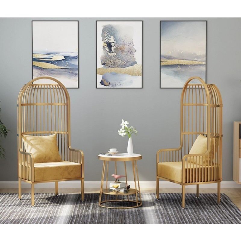 (READYSTOCK) Nordic luxury bird cage sofa chair kerusi sangkar burung