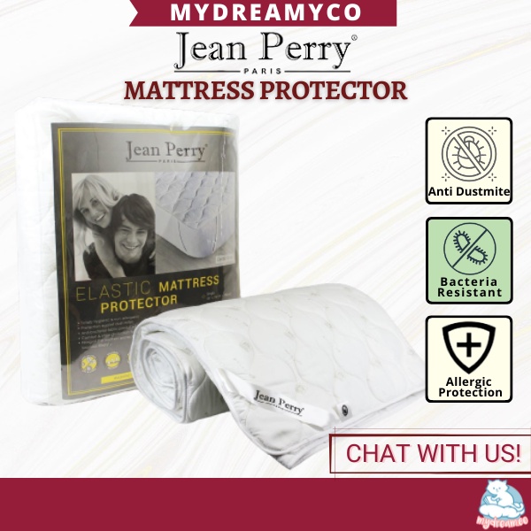 🔥[BED]🔥 JEAN PERRY ANTI DUST MITE MATTRESS PROTECTOR ELASTIC BAND