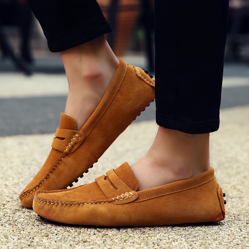 suede moccasins men