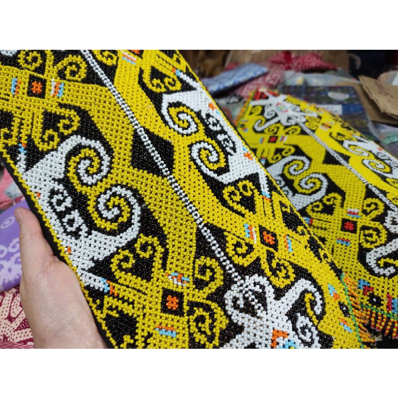 Sarawak Local Serabai Manik Hiasan Dinding Kraftangan Ethnic Budaya Shopee Malaysia