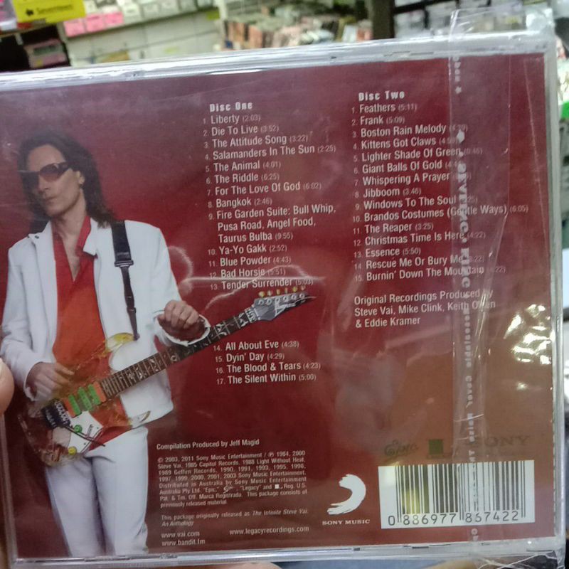 Steve Vai The Essential Cds Shopee Malaysia steve vai the essential cds