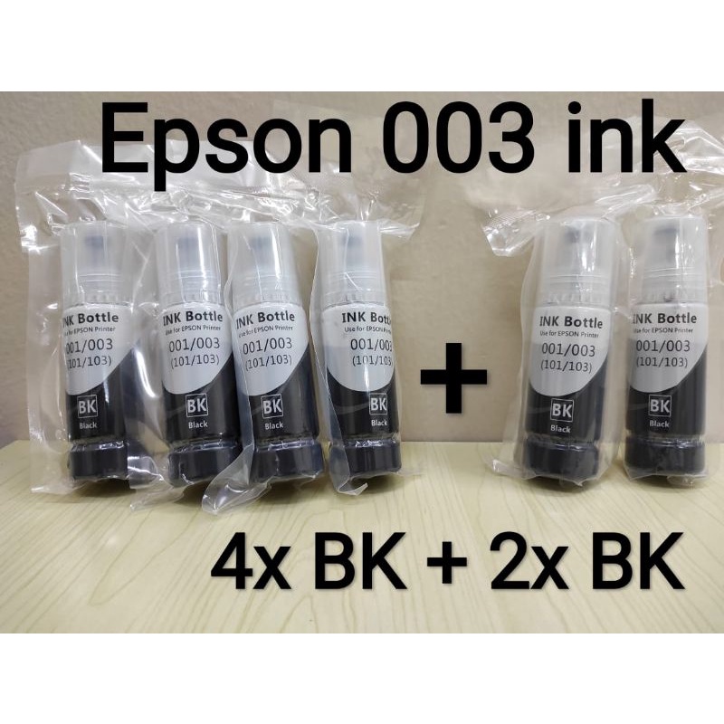 Compatible Epson 003 Black refill ink 70ml bundle super save valuable