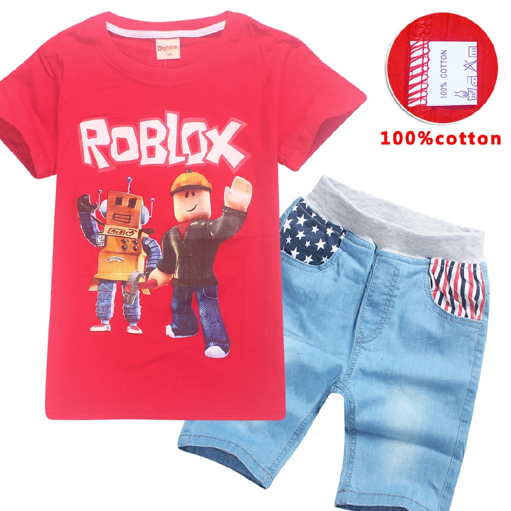 100 Fine Cotton Children S Jeans Five Pants Suit Roblox 8394 - knee length denim shorts roblox