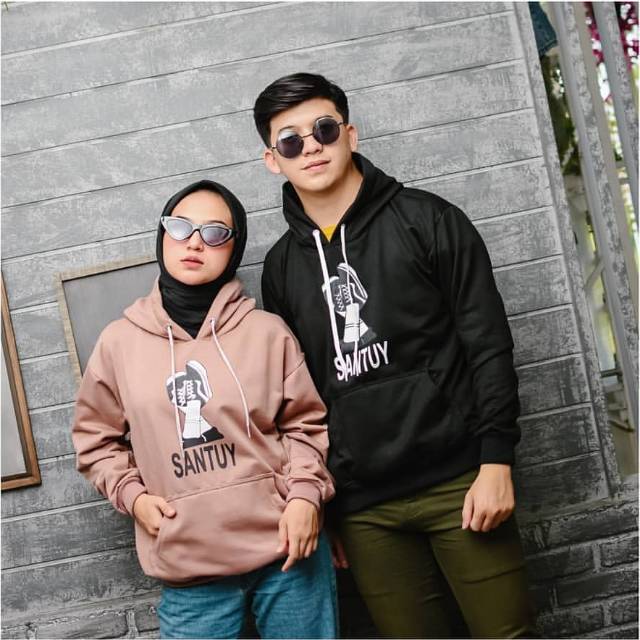 hoodie couple shopee