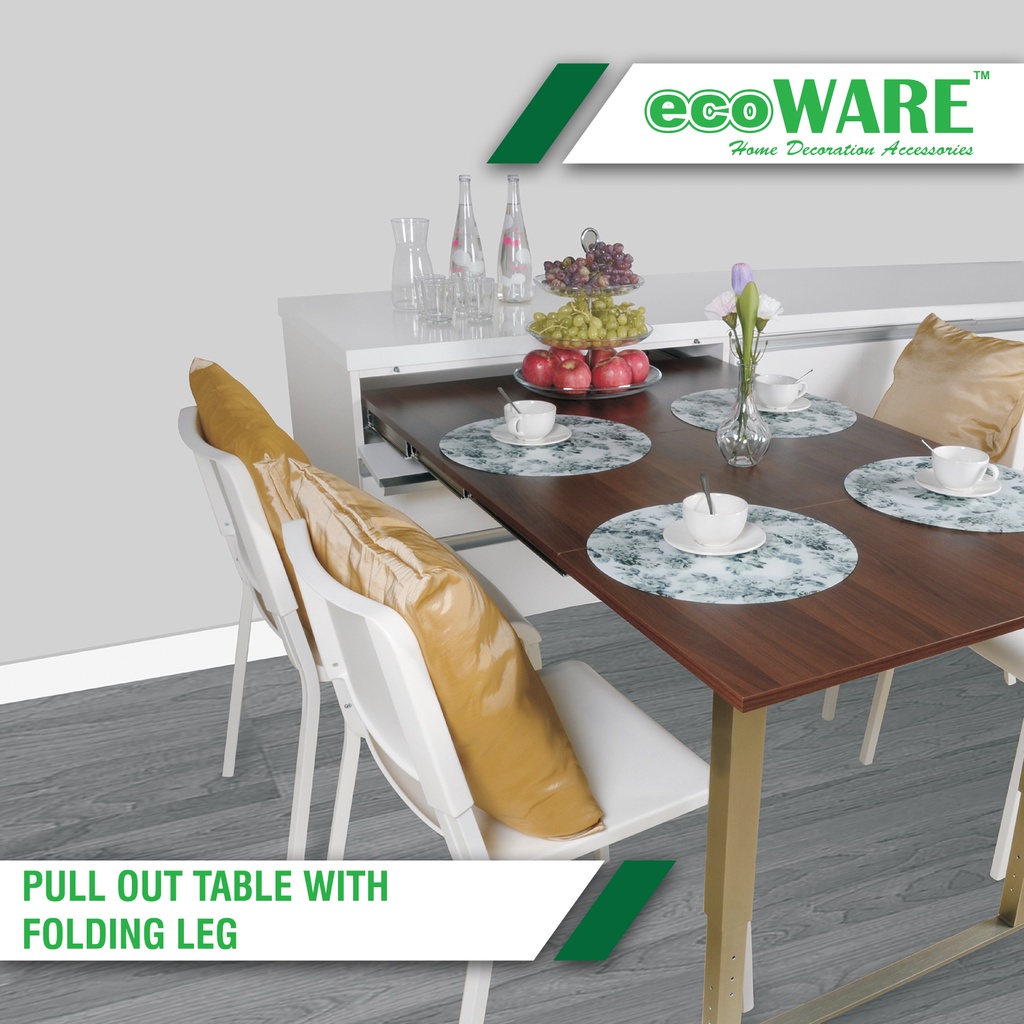 ecoWARE TBE01 Pull Out Table With Folding Leg High Quality Foldable ...