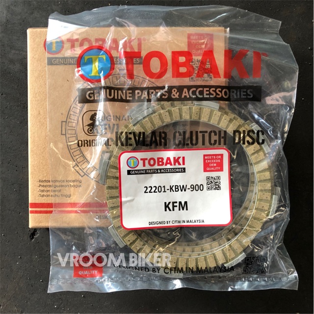 Tobaki Clutch Disc Plate Ex5 Dream HP Class1 Wave100 Wave100R Ebonus